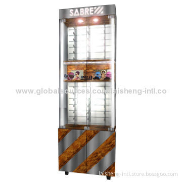 Eyewear Displays with Metal Steel Sheet DecorationNew